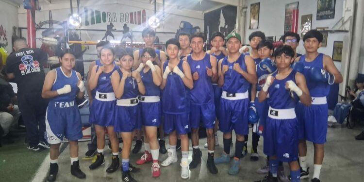 Selección potosina de boxeo sostuvo Dual Meet con Querétaro