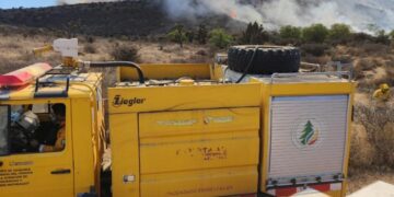 Atienden incendio en comunidades de Mexquitic de Carmona