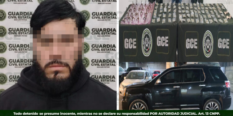 Detienen a dos hombres en Villa de Arista y San Antonio; aseguran droga y combustible