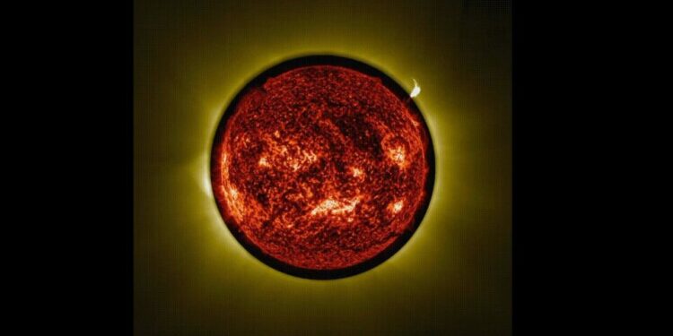 Captura tres poderosas erupciones de la corona del Sol, su parte más caliente