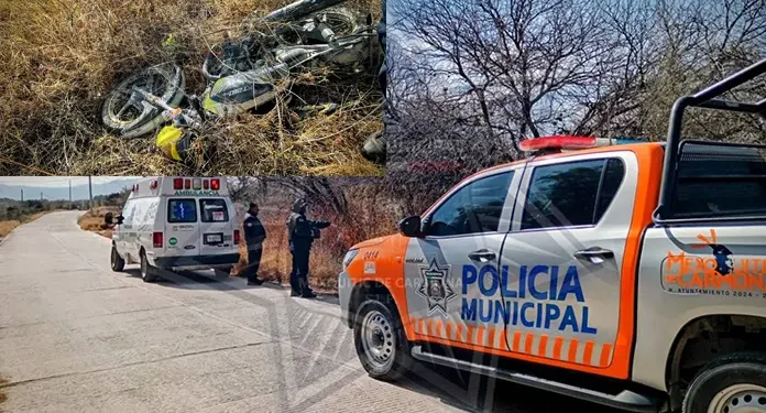 Derrape mortal cobra la vida de un joven motociclista en Mexquitic