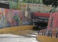 Lluvias vuelven a inundar paso a desnivel de Manuel José Othón