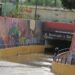 Lluvias vuelven a inundar paso a desnivel de Manuel José Othón