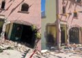 Luto en Mexquitic: Así quedó la iglesia de Contreras tras la fatal explosión de pirotecnia