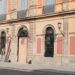 Retiran puerta de madera del Edificio Central de la UASLP para evitar su quema