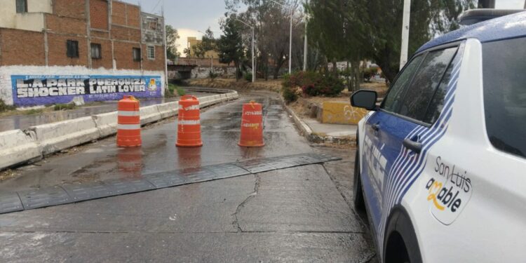 Implementan operativo vial por lluvias en la zona metropolitana de SLP