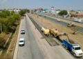 Avanzan trabajos de rehabilitación en laterales de la carretera 57 en la zona industrial