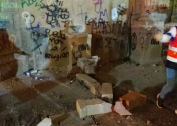 Parroquia de La Compañía denunciará vandalismo tras daños durante movilización del 8M