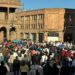Celebran misa de desagravio frente al templo de La Compañía tras daños del 8M