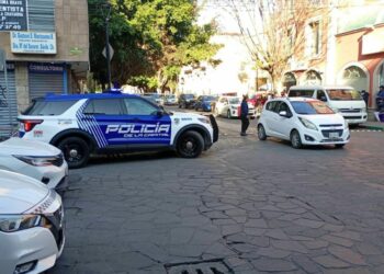 Intentan forzar sucursal del Banco del Bienestar en el Centro de SLP