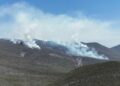 Reportan 80% de control en incendio forestal de Francia Chica; continúan labores de combate