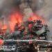 Incendio arrasa con decenas de vehículos en corralón de Tamazunchale