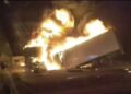 Fuerte accidente en el tramo Matehuala–San Luis Potosí de la carretera 57