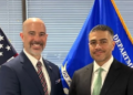 Harfuch se reúne con director de la DEA para reforzar cooperación contra el narcotráfico