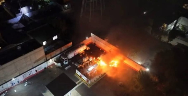 Captan EXPLOSIÓN en gasera de Chalco; hay un lesionado