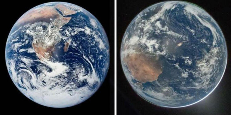 ¿Por qué la foto de la Tierra de Artemis II se ve más apagada?