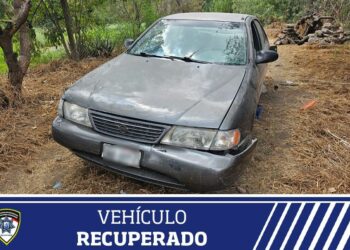 Recuperan vehículo con reporte de robo en la colonia Tercera Chica