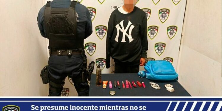Detienen a presunto ladrón reincidente en la colonia Laureles del Sur