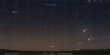 Madrugada astronómica: cometa y cuatro astros protagonizan conjunción este 15 de abril