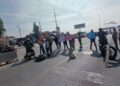 Bloquean el Circuito Potosí por falta de agua