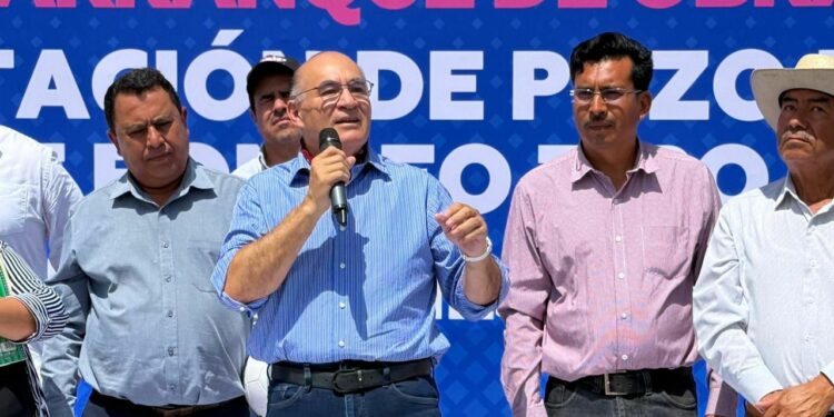 Soluciones al abasto de agua: inician rehabilitación de pozo en Mesa de Conejos