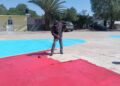 Gobierno de la Capital rehabilita cancha en la Delegación La Pila