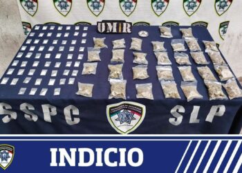 Aseguran cerca de 400 gramos de droga en la Central de Abastos de SLP