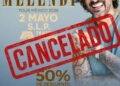 Cancelan concierto de Melendi en San Luis Potosí