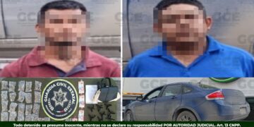 Detienen a dos hombres en Ciudad Valles por presuntos delitos contra la salud