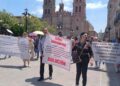 Jubilados de Gobierno del Estado piden el pago de su jubilación y estímulos