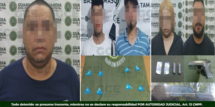 La coordinación interinstitucional permitió la captura de una pareja, con un arma de fuego.