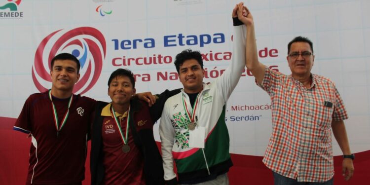 Enorme cosecha de medallas de potosinos en el Circuito Mexicano de Para Natación
