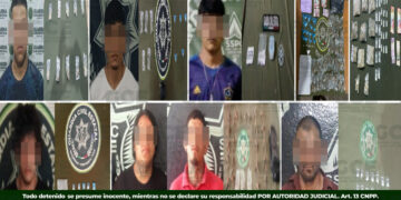 Detiene GCE a nueve personas por presunta venta de droga en operativos en SLP
