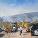 Incendio amenaza comunidades de Matehuala