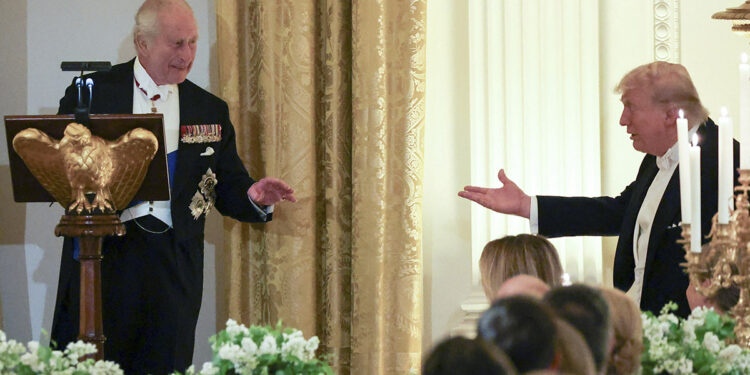 Carlos III a Trump: ‘Sin nosotros, ustedes hablarían francés’; bromas y mensajes diplomáticos