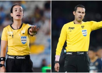 Katia Itzel García y Cesar Arturo Ramos, árbitros mexicanos que estarán en el Mundial 2026