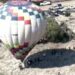 Globo aerostático aterriza de emergencia en Teotihuacán
