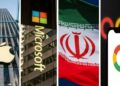 Irán amenaza a empresas de EE. UU., entre ellas Microsoft, Google y Apple