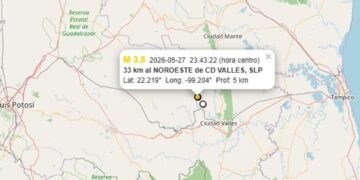 Se registra sismo en el municipio de Ciudad Valles