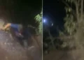 Camioneta con peregrinos cae a barranco en Hidalgo; hay 2 muertos y 16 heridos