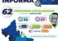 Fiscalía de SLP localiza a 62 personas durante abril