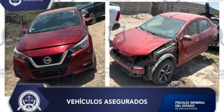 PDI asegura dos vehículos con reporte de robo en zona metropolitana de SLP