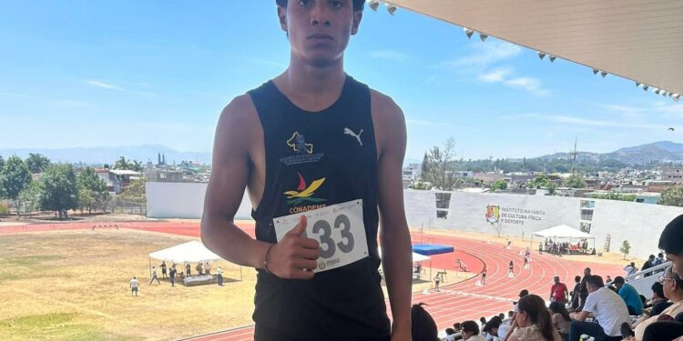 Atleta de Rayón brilla en los Juegos de la Educación Media Superior