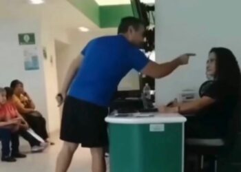 Amenaza de muerte a trabajadora del IMSS queda grabada en video