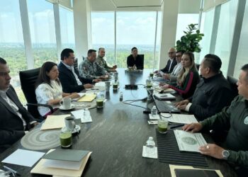 Refuerzan coordinación de seguridad entre GCE, Guardia Nacional y SEDENA en San Luis Potosí