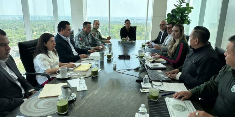 Refuerzan coordinación de seguridad entre GCE, Guardia Nacional y SEDENA en San Luis Potosí