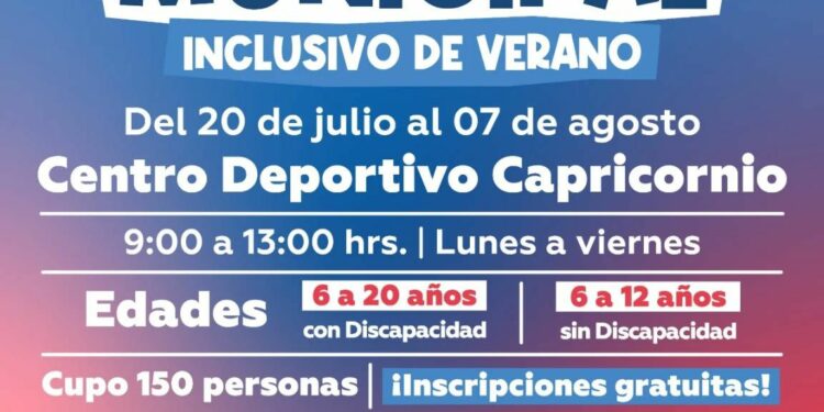 Abren inscripciones para campamento inclusivo de verano en San Luis Capital