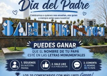 Lanzan dinámica para que nombres de papás aparezcan en letras monumentales de la Capital