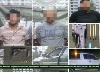 Detienen a tres personas y aseguran droga y armas en Santa María del Río y Villa de Ramos