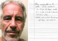 Las últimas palabras de Jeffrey Epstein antes de morir; publican supuesta carta de suicidio